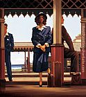 Jack Vettriano The Railway Station painting